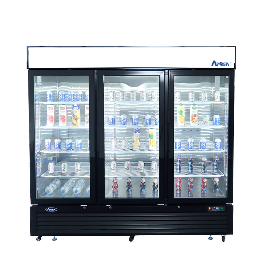 Atosa MCF8728GR (3) Glass Door Merchandiser Freezer - Image 4
