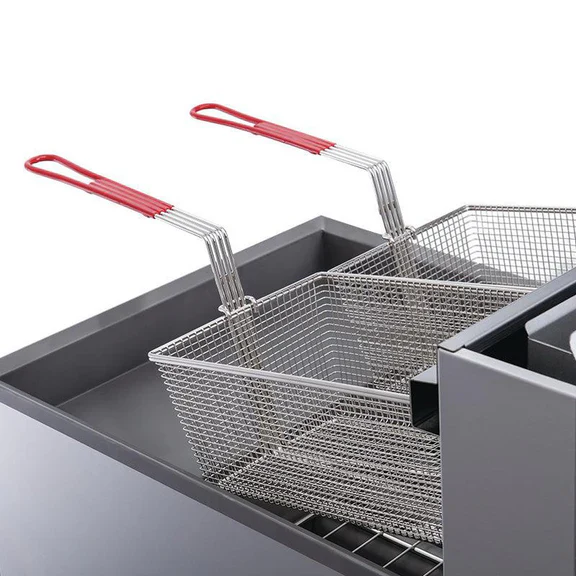 Dukers DCF4-LPG Liquid Propane Gas Fryer with 4 Tube Burners - Image 5